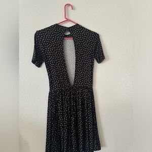 Pretty black flower dress